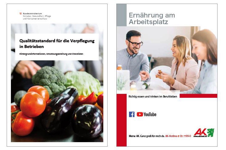 Ernährung ist für Wohlbefinden und Gesundheit wichtig – auch am Arbeitsplatz.