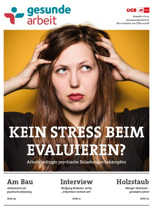 Gesunde Arbeit, Ausgabe 2/2015