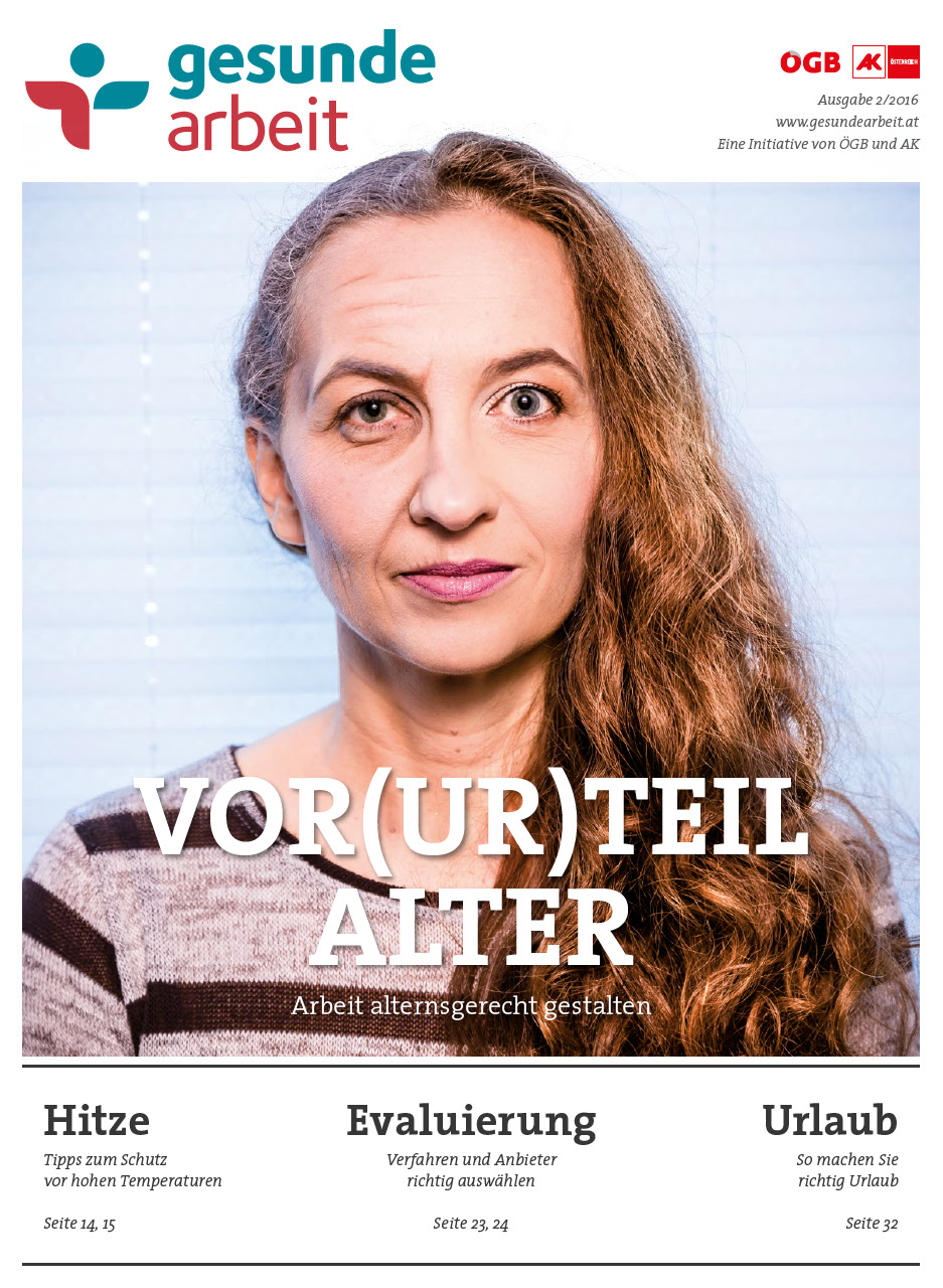 Magazin Gesunde Arbeit Stamm-Ausgabe 2/2016