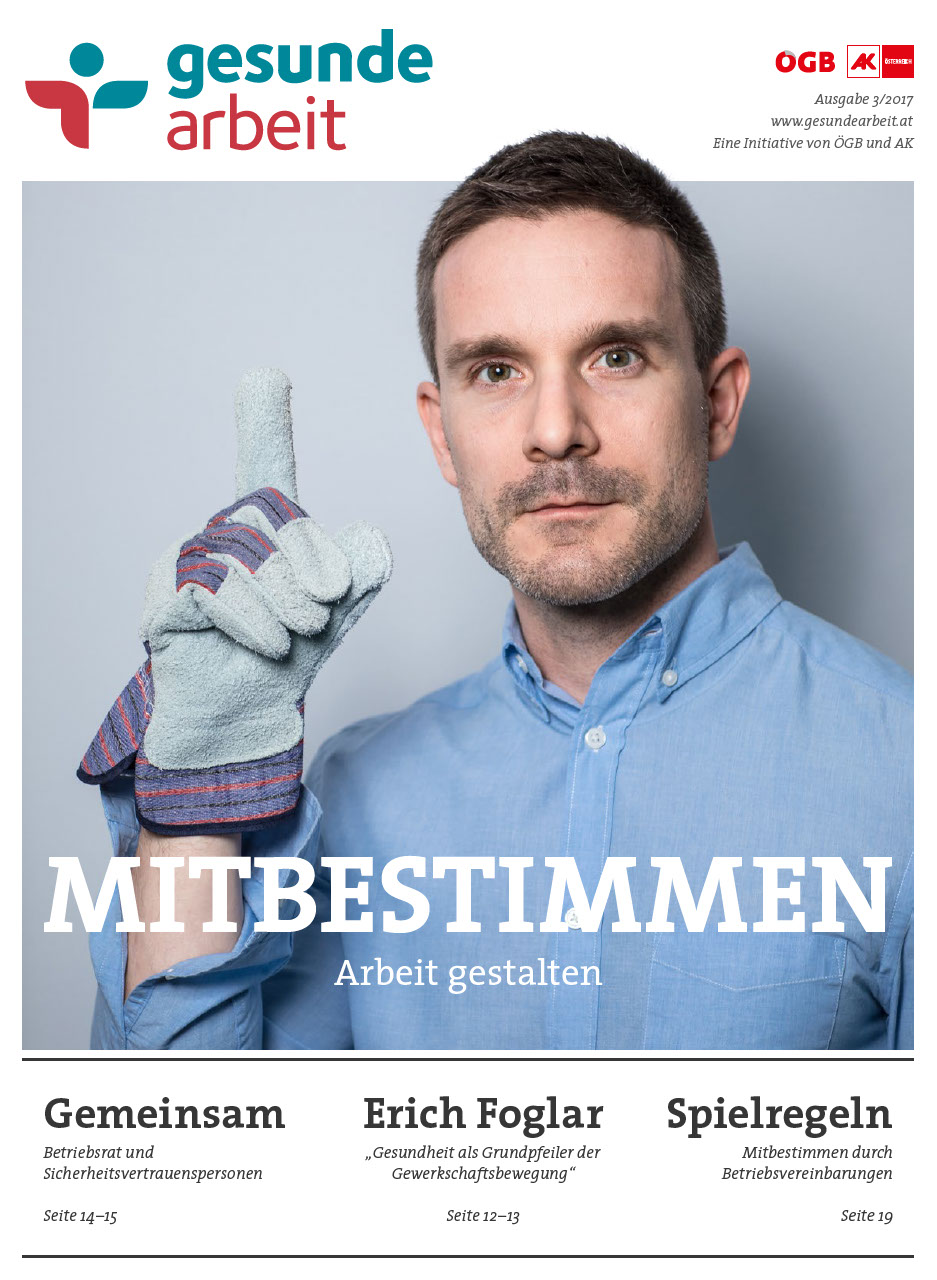 Magazin Gesunde Arbeit Stamm-Ausgabe 3/2017
