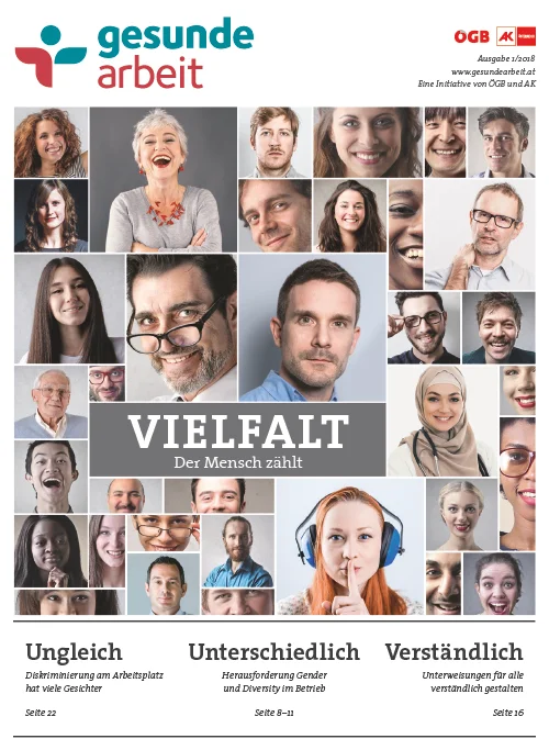 Magazin Gesunde Arbeit Stamm-Ausgabe 1/2018