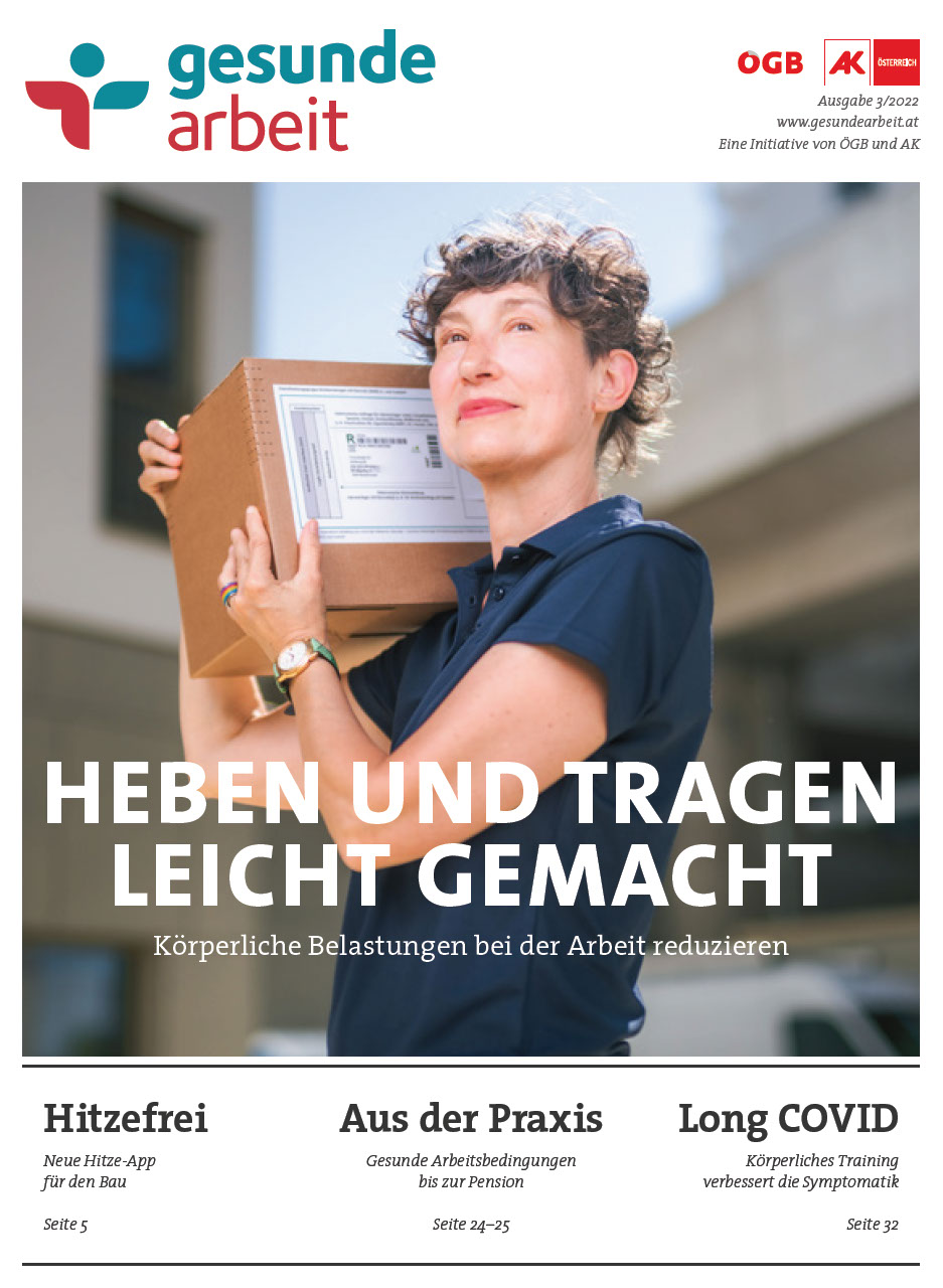 Magazin Gesunde Arbeit Stamm-Ausgabe 3/2022