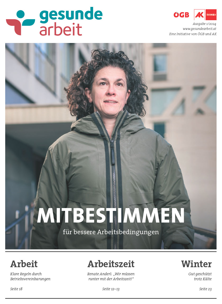 Magazin Gesunde Arbeit Stamm-Ausgabe 1/2024