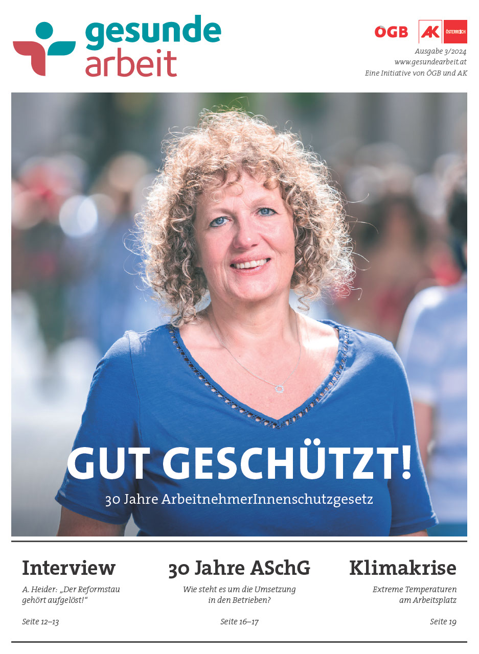 Magazin Gesunde Arbeit Stamm-Ausgabe 3/2024