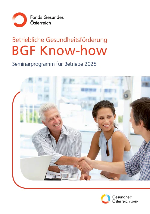 Seminarprogramm 2025 für Betriebliche Gesundheitsförderung BGF Know-how