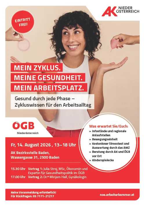 Dein Zyklus. Deine Gesundheit. Dein Arbeitsplatz.