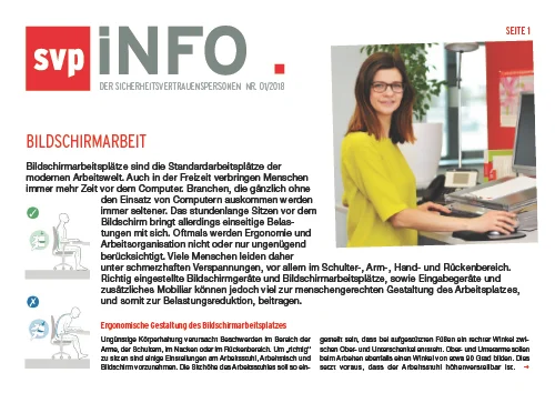 Bildschirmarbeit (SVP-Info)