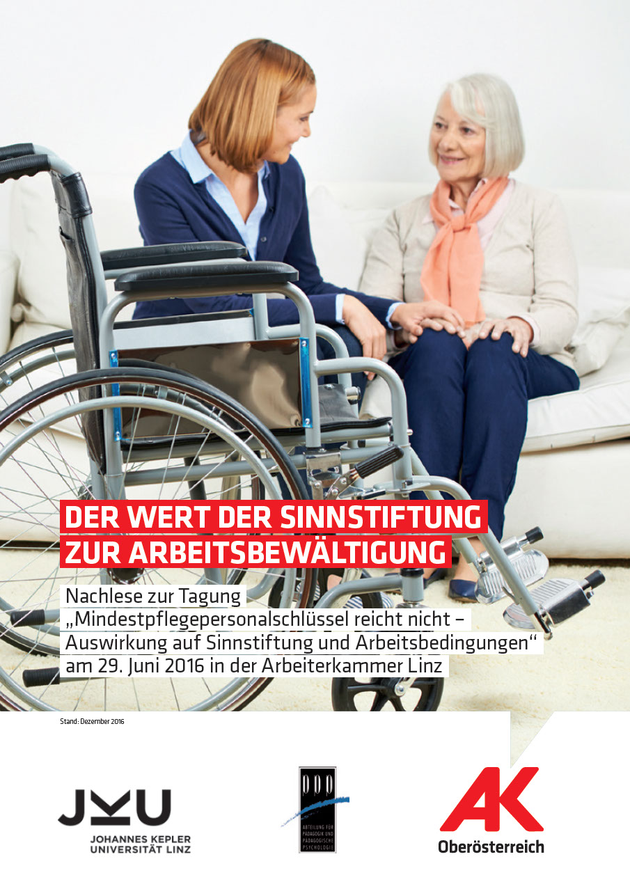 Der Wert der Sinnstiftung zur Arbeitsbewältigung