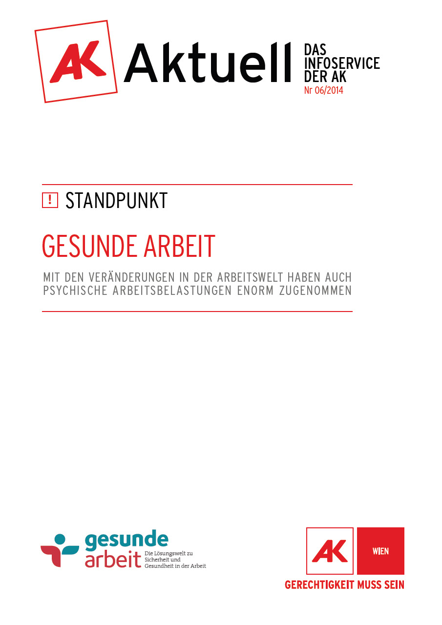 Gesunde Arbeit - AK Aktuell