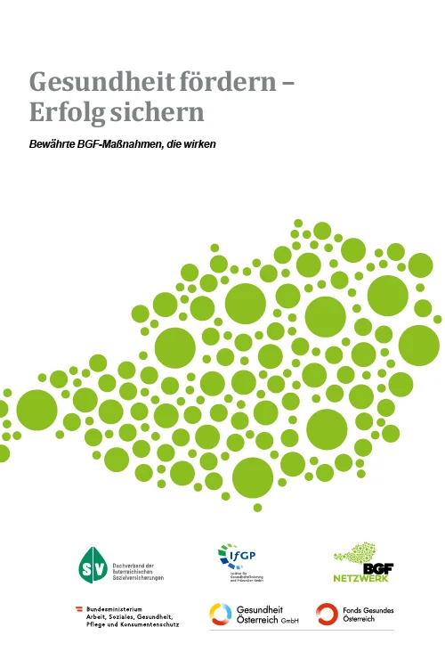Gesundheit fördern – Erfolg sichern. Bewährte BGF-Maßnahmen, die wirken.