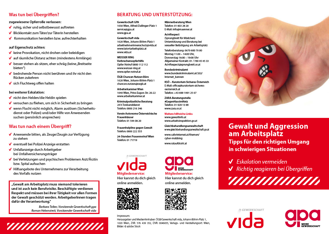 Gewalt und Aggression am Arbeitsplatz