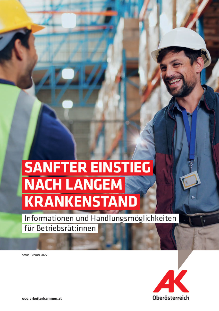 Sanfter Einstieg nach langem Krankenstand