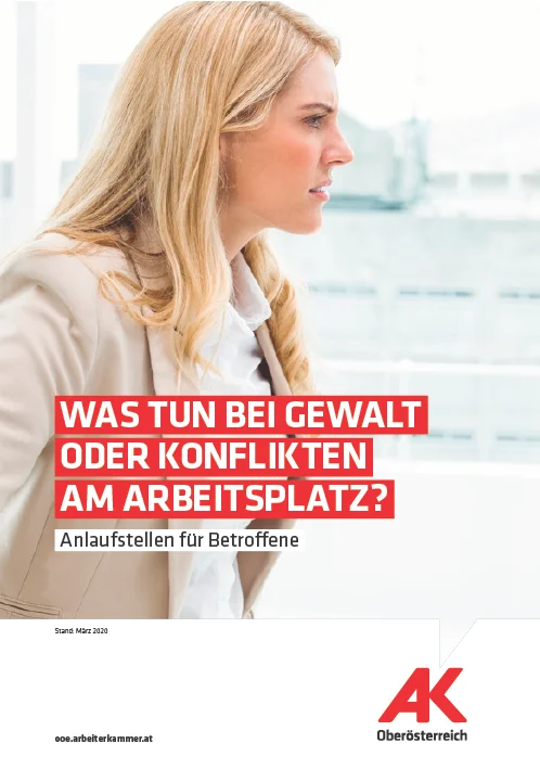 Was tun bei Gewalt oder Konflikten am Arbeitsplatz?