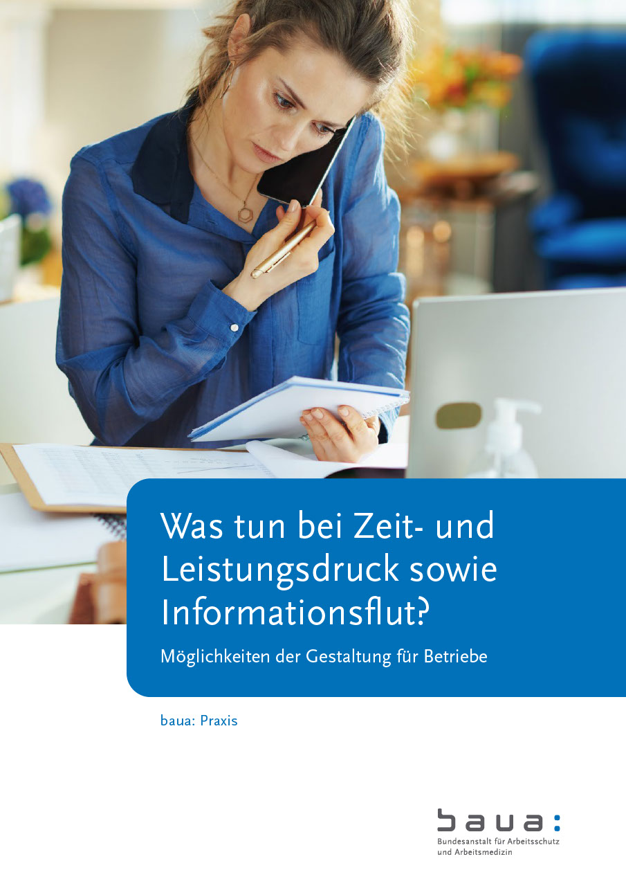 Was tun bei Zeit- und Leistungsdruck sowie Informationsflut? Möglichkeiten der Gestaltung für Betriebe (2023) 