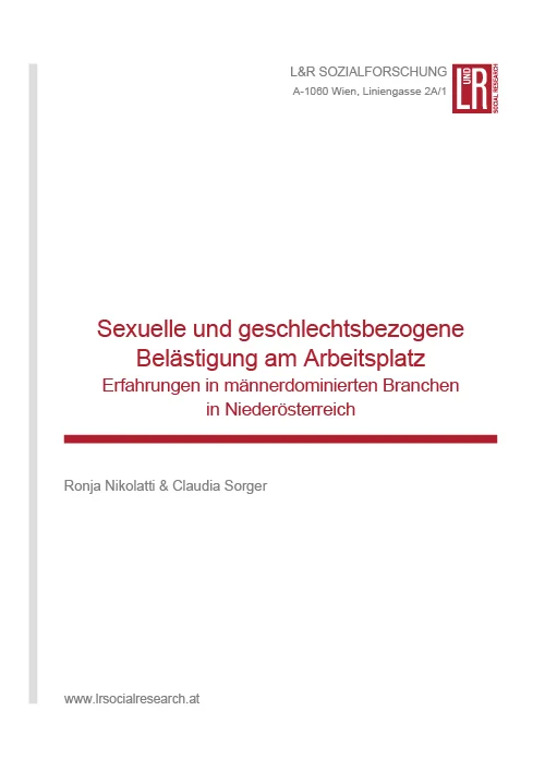 Sexuelle und geschlechtsbezogene Belästigung am Arbeitsplatz