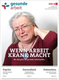 Cover des Magazins Gesunde Arbeit, Ausgabe 1/2019