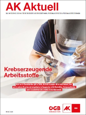 Cover des AK Aktuell zu Krebserzeugenden Arbeitsstoffen