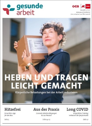 Cover Magazin Gesunde Arbeit 3/2022