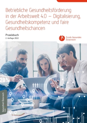 Praxisbuch Cover: Betriebliche Gesundheitsförderung in der Arbeitswelt 4.0